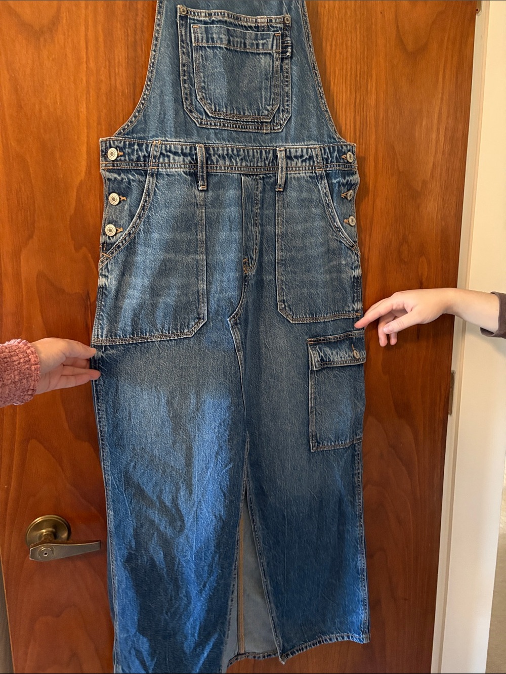 American Eagle Denim Women's Carpenter Overalls Dress